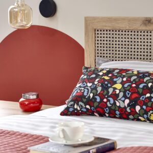 Voodi BORLENA LOZ-160x200,  tamm / must