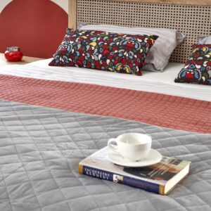 Voodi BORLENA LOZ-160x200,  tamm / must