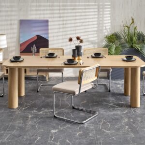 Söögilaud ELEFANT 2, naturaalne tamm