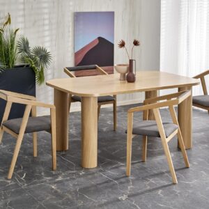 Söögilaud ELEFANT 2, naturaalne tamm