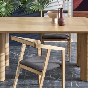 Söögilaud ELEFANT 2, naturaalne tamm