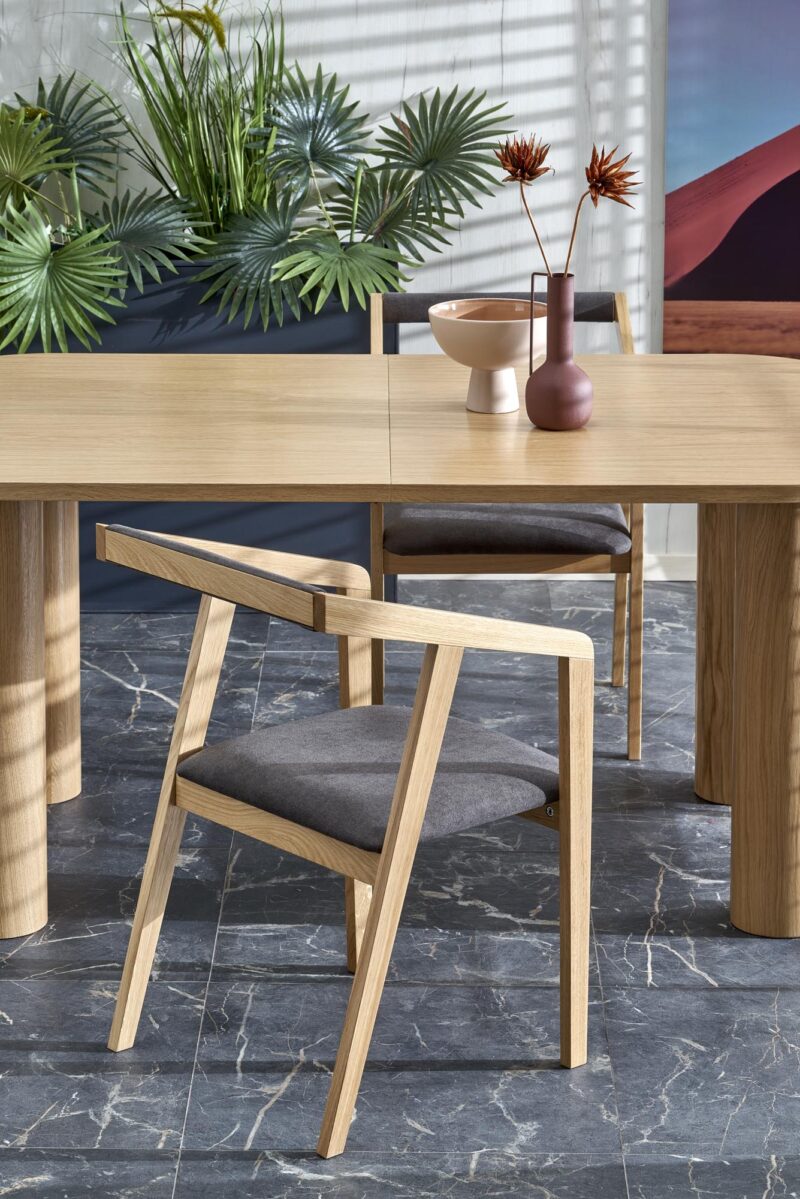 Söögilaud ELEFANT 2, naturaalne tamm