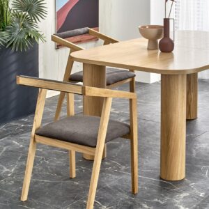 Söögilaud ELEFANT 2, naturaalne tamm