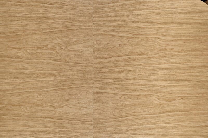 Ümmargune söögilaud ELEFANT, naturaalne tamm