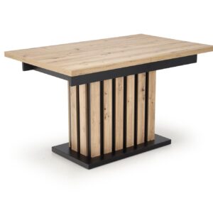 Pikendatav söögilaud LAMERON,  tamm / must