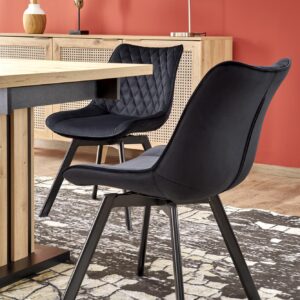 Pikendatav söögilaud LAMERON,  tamm / must