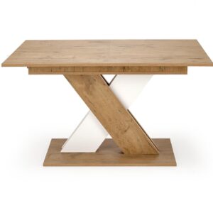 Pikendatav söögilaud XARELO tamme imitatsioon/ valge