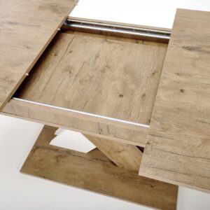 Pikendatav söögilaud XARELO tamme imitatsioon/ valge