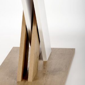 Pikendatav söögilaud XARELO tamme imitatsioon/ valge