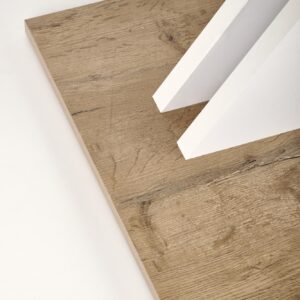 Pikendatav söögilaud XARELO tamme imitatsioon/ valge