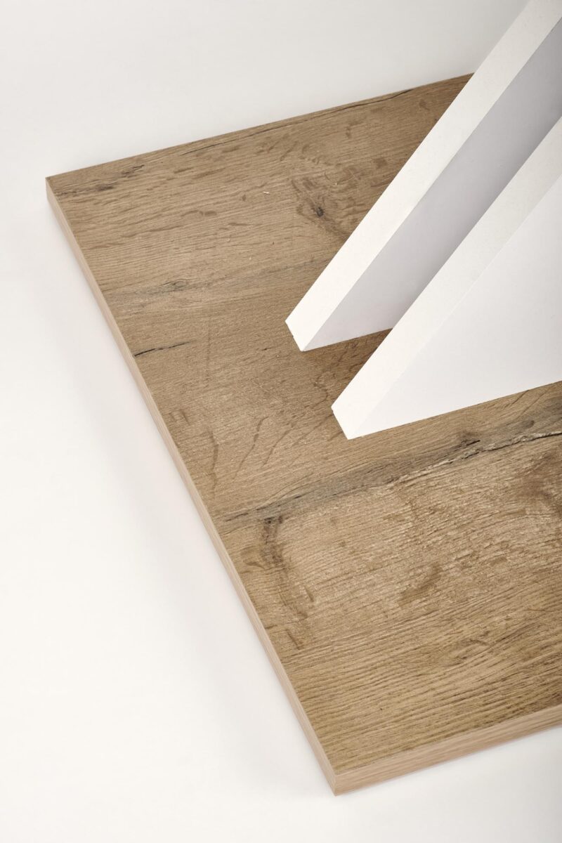 Pikendatav söögilaud XARELO tamme imitatsioon/ valge