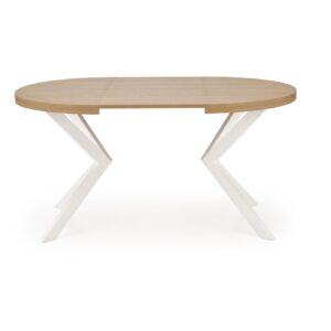 Pikendatav söögilaud PERONA, kuldne tamm / valge