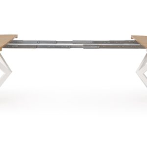 Pikendatav söögilaud PERONA, kuldne tamm / valge