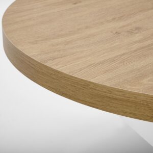 Pikendatav söögilaud PERONA, kuldne tamm / valge