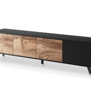 Televiisorialus RAVENO RTV-3, 200 cm, tamm / must