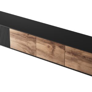 Televiisorialus RAVENO RTV-3, 200 cm, tamm / must