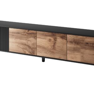 Televiisorialus RAVENO RTV-3, 200 cm, tamm / must