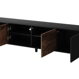 Televiisorialus RAVENO RTV-3, 200 cm, tamm / must