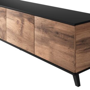 Televiisorialus RAVENO RTV-3, 200 cm, tamm / must