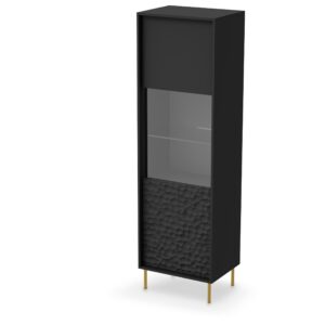 Vitriinkapp BULMOR W-1, must / kuldne