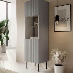 Vitriinkapp ASERION KM-1, hall / must