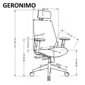Kontoritool GERNIMO, must