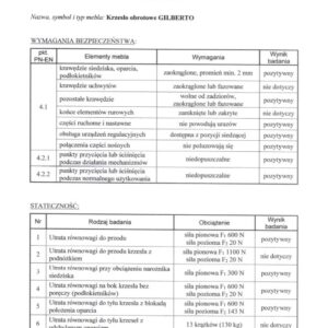 Kontoritool GILBERTO, must