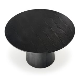 Söögilaud GINTER, ümmargune / must