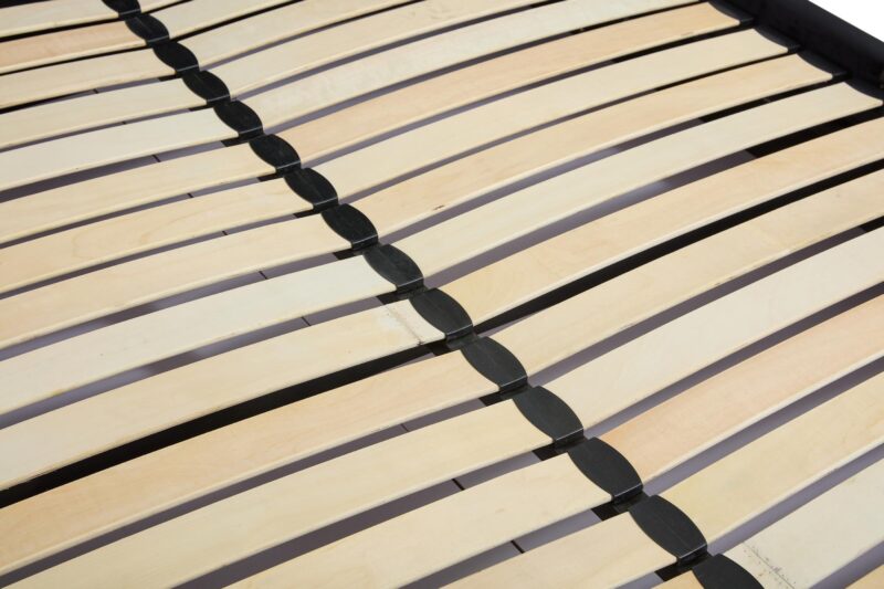 Voodi PALAZ 160, must / kuldne