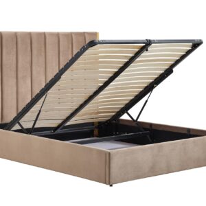 Voodi PALAZ 160, beež / kuld