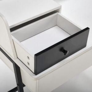 Meigilaud AGNORA, valge / must