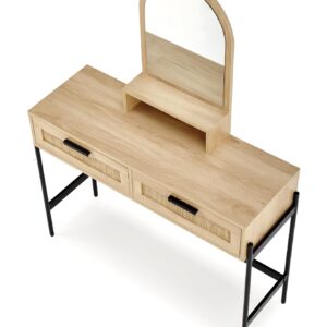 Meigilaud CALANTO, naturaalne / must