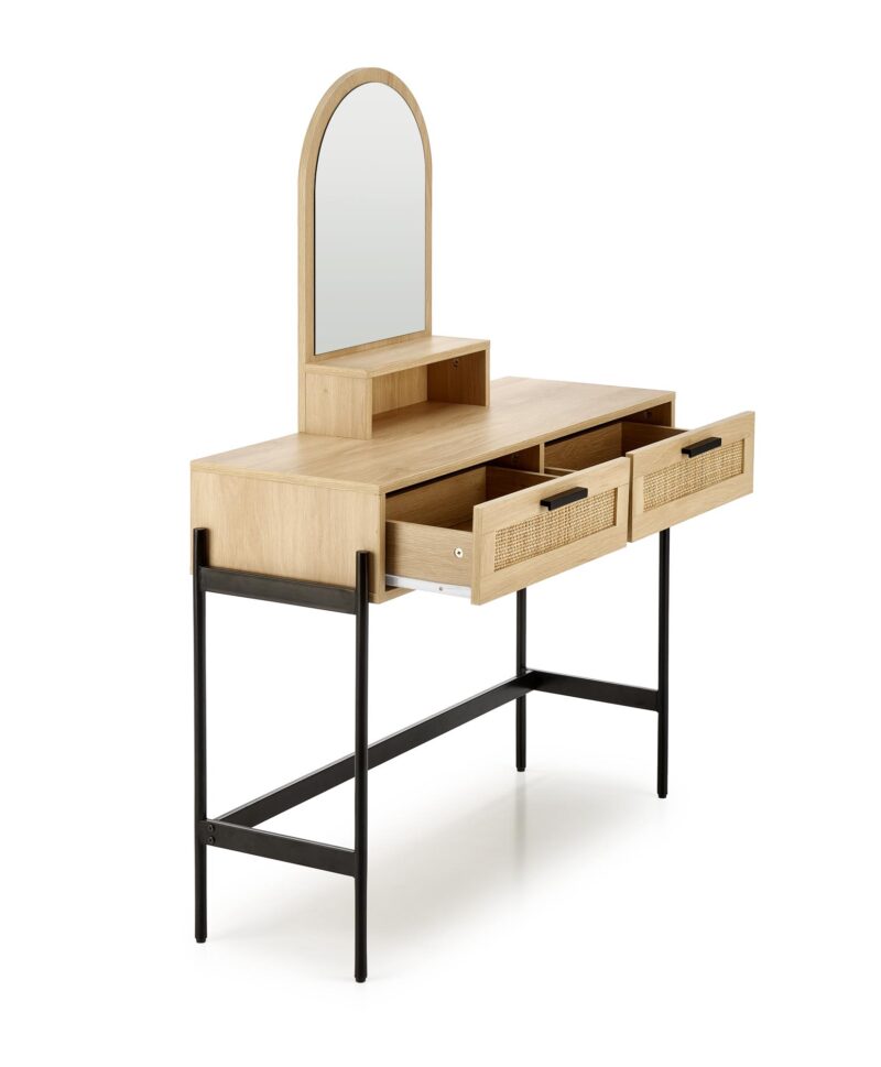 Meigilaud CALANTO, naturaalne / must