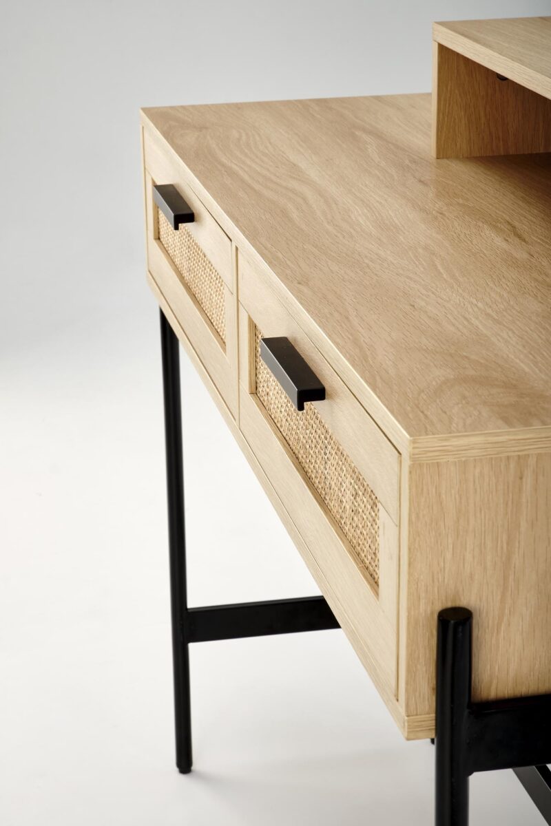 Meigilaud CALANTO, naturaalne / must