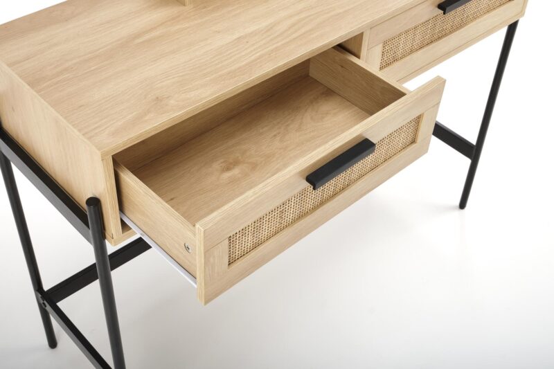 Meigilaud CALANTO, naturaalne / must