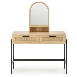 Meigilaud CALANTO, naturaalne / must