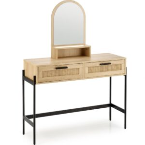 Meigilaud CALANTO, naturaalne / must