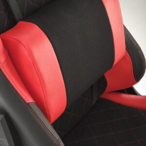 Kontoritool DRAKE, punane / must