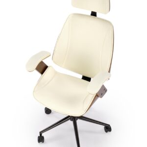 Kontoritool  IGNEL, pähklipuu / kreemjas