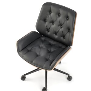 Kontoritool GAVIN, pähkel / must