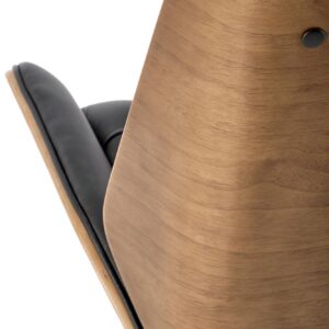 Kontoritool GAVIN, pähkel / must