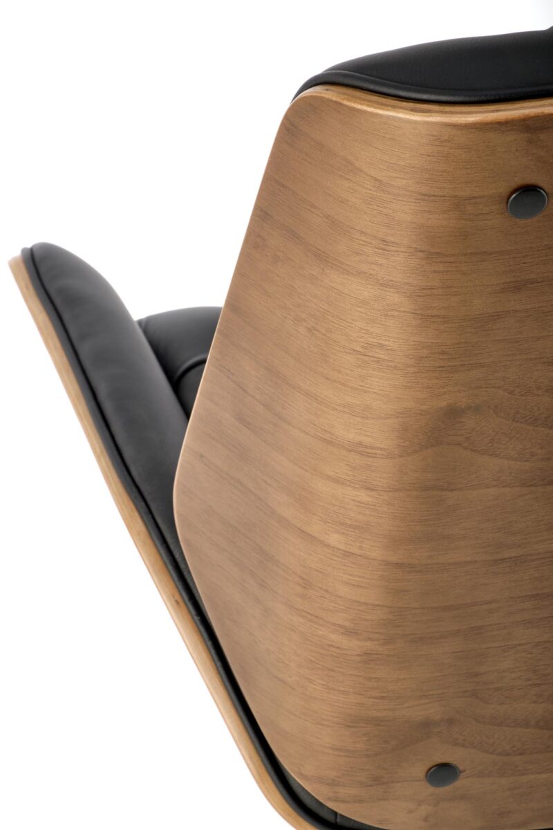 Kontoritool GAVIN, pähkel / must