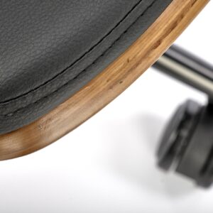 Kontoritool WEBER, pähklipuu / must