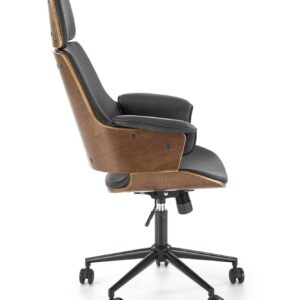 Kontoritool WEBER, pähklipuu / must