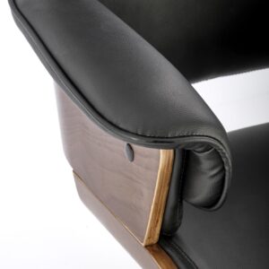 Kontoritool WEBER, pähklipuu / must