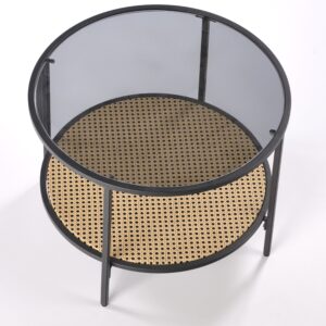 Kohvilaud DAKOTA, suitsune / naturaalne