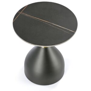 Kohvilaud SCALNOR, must marmor / must / kuldne