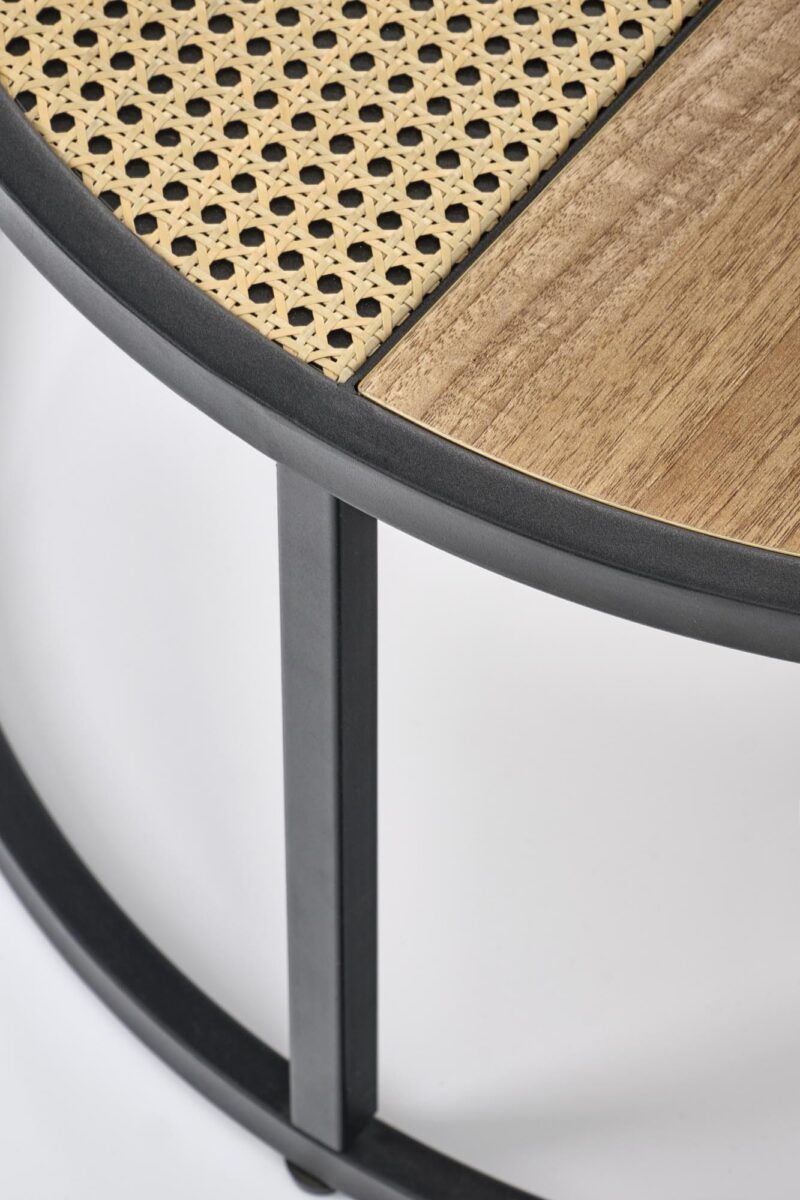 2010001196112_7 Kohvilaua komplekt GARMINA, tamm / must