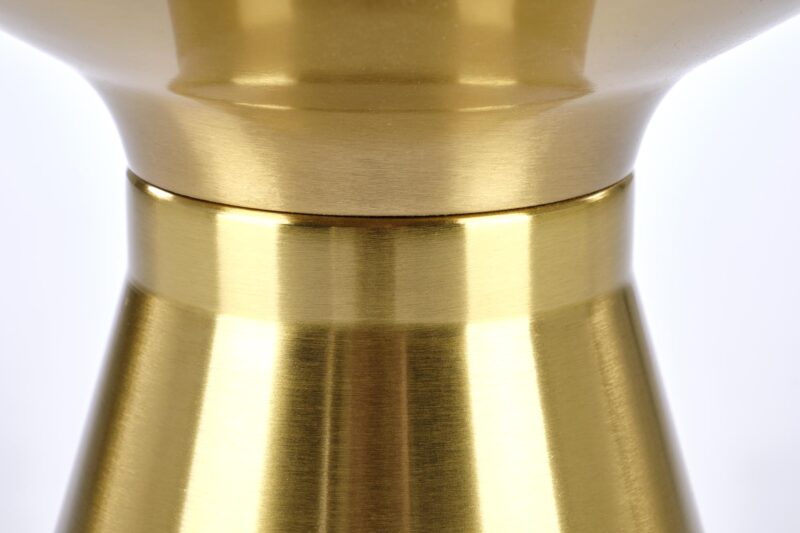 Kohvilaud TRIBOR, must marmor / kuld