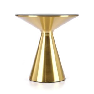 Kohvilaud TRIBOR, must marmor / kuld